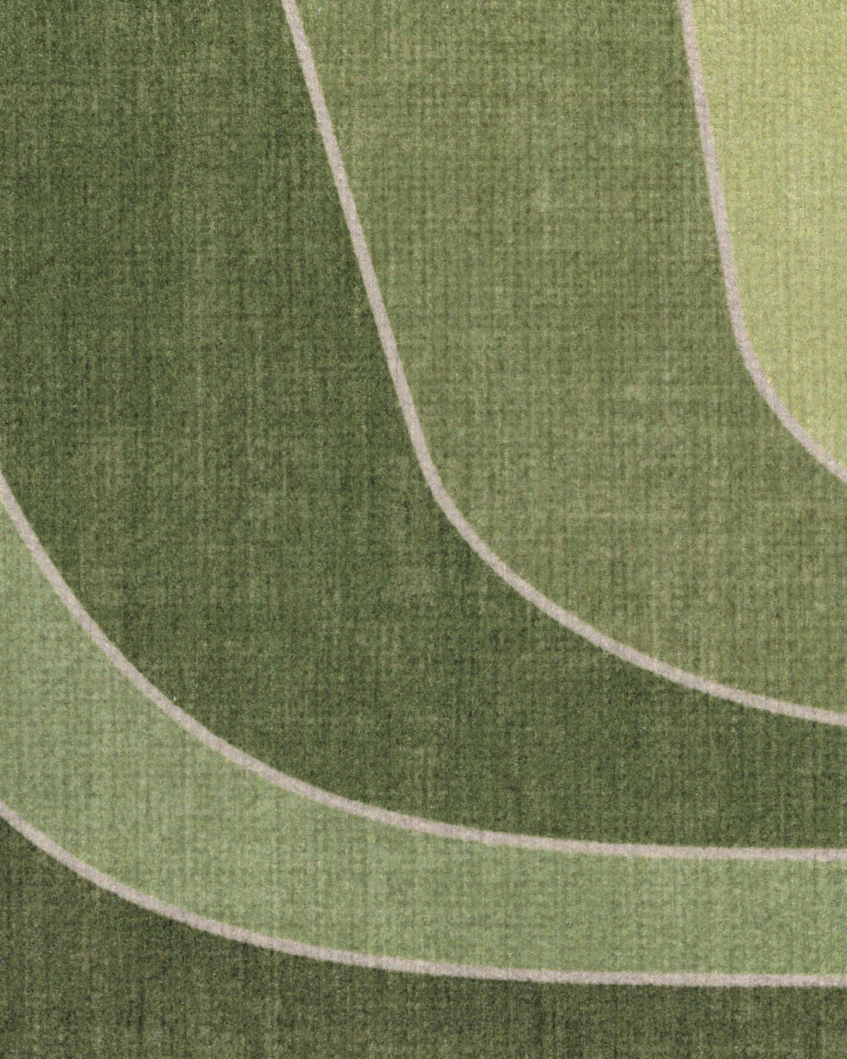 Paradox Green Flatwoven Rug by Jonathan Adler