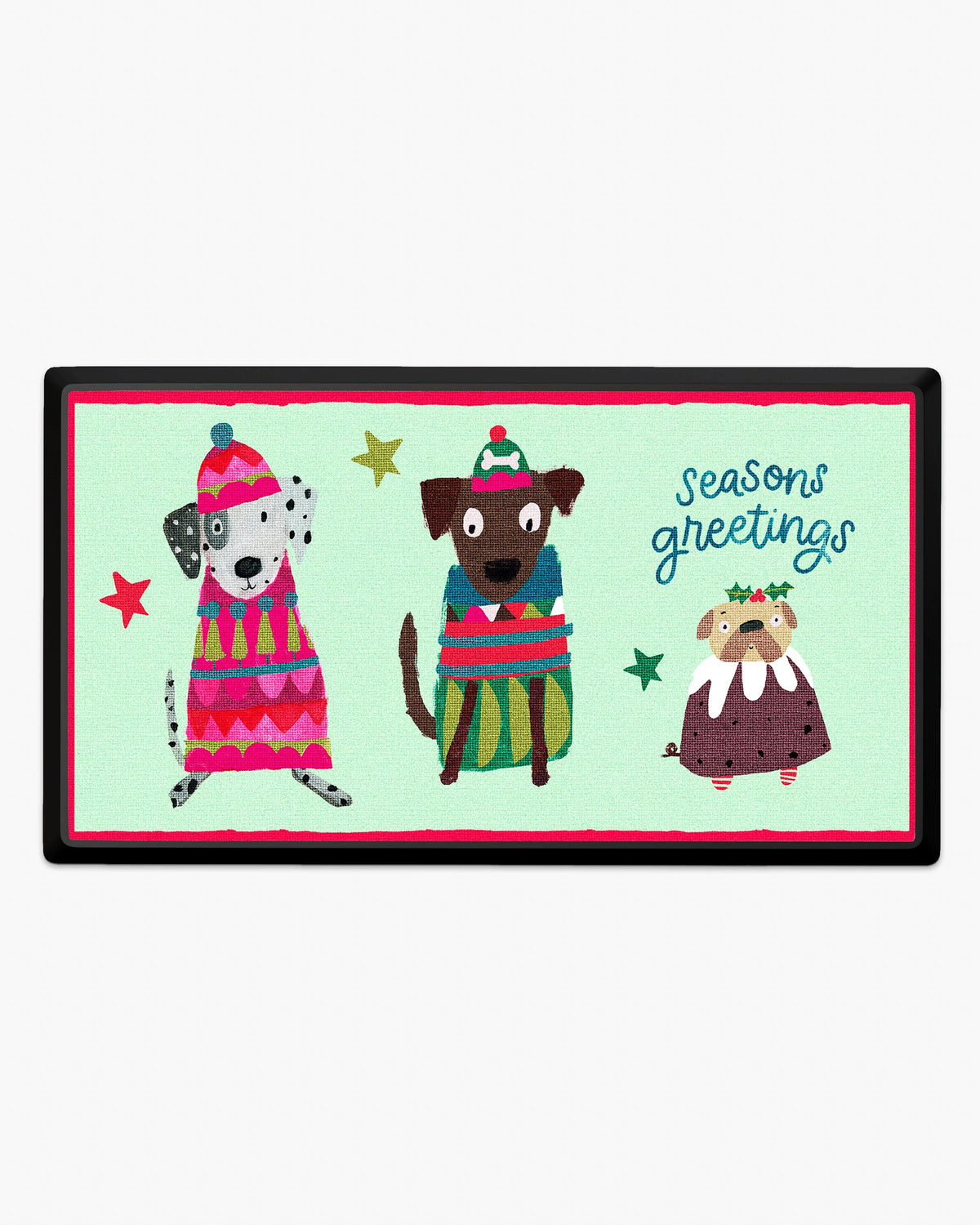 Cozy Pup Club Green Large Doormat