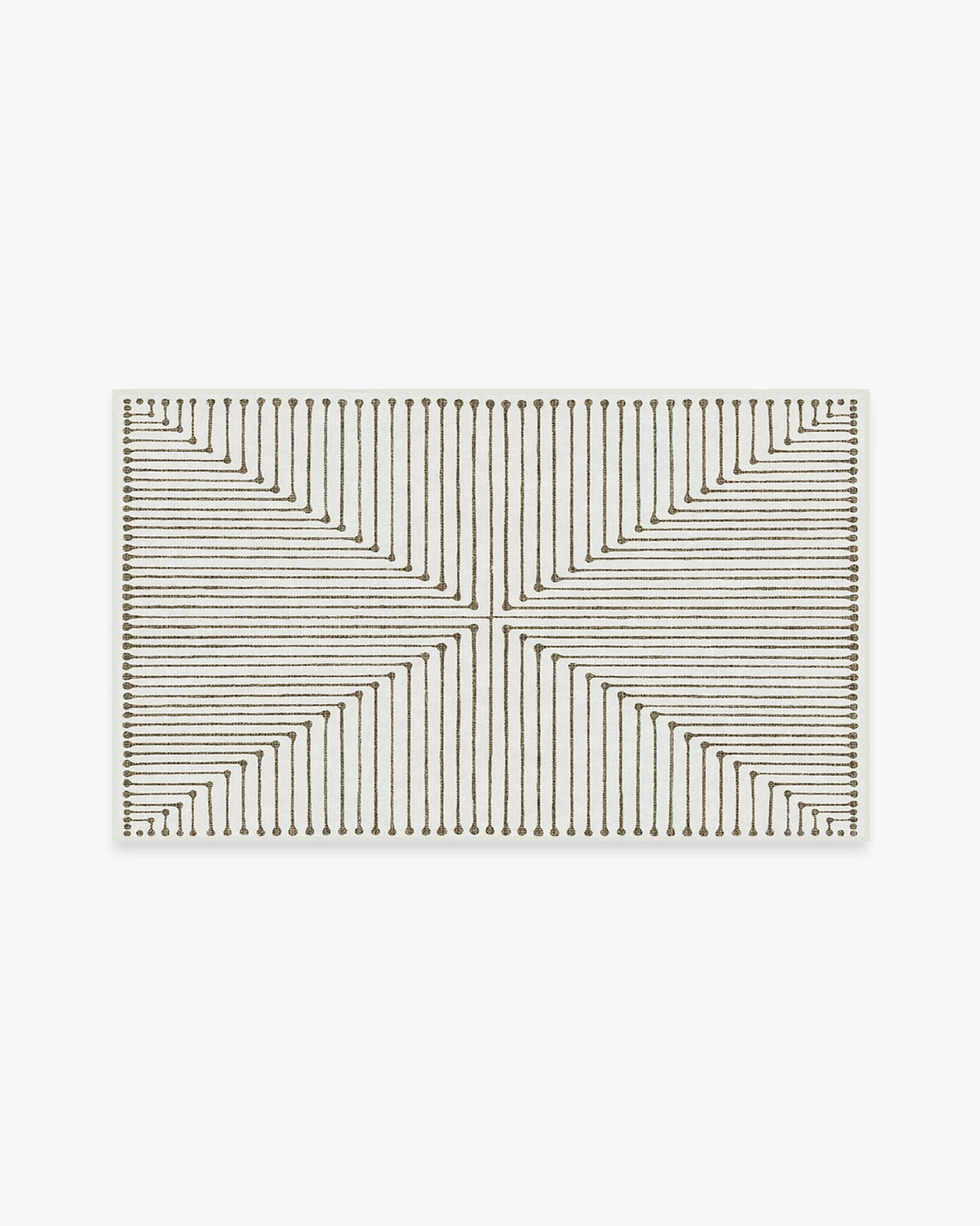 Inkdrop Camel & Ivory Rug by Jonathan Adler
