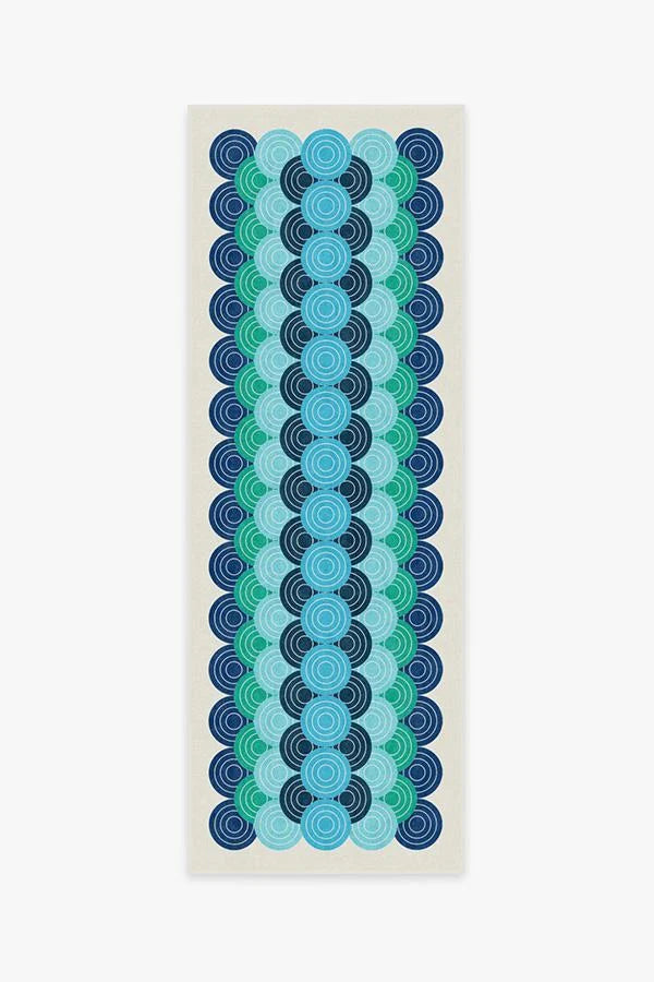 Biba Blue Green Rug by Jonathan Adler
