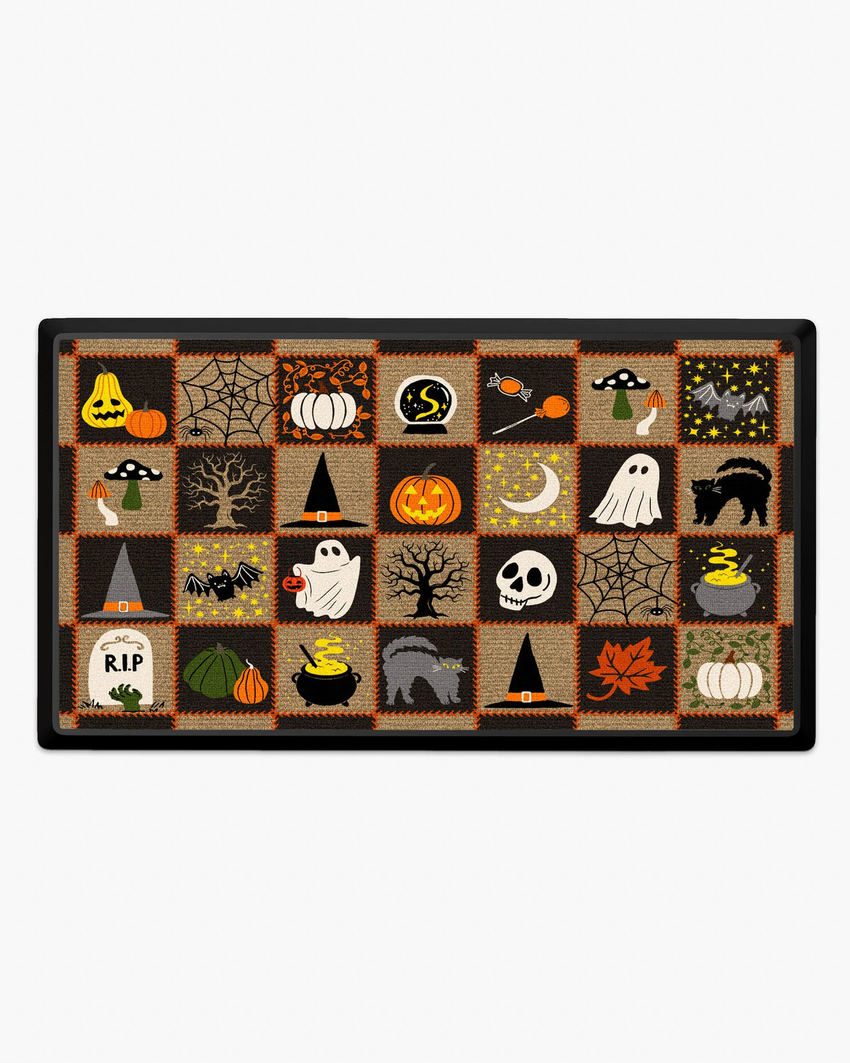 Spooky Patchwork Large Doormat