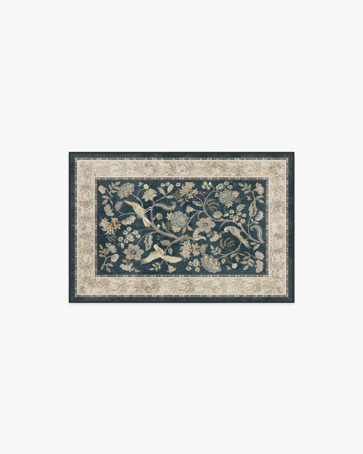 Ester Soft Black Tufted Rug