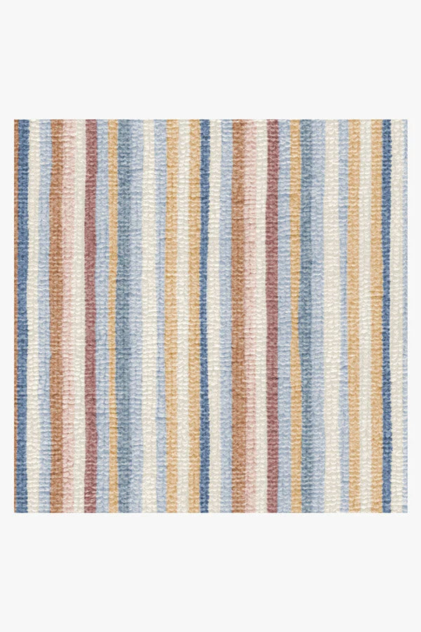 Camden Stripe Multicolor Bath Mat