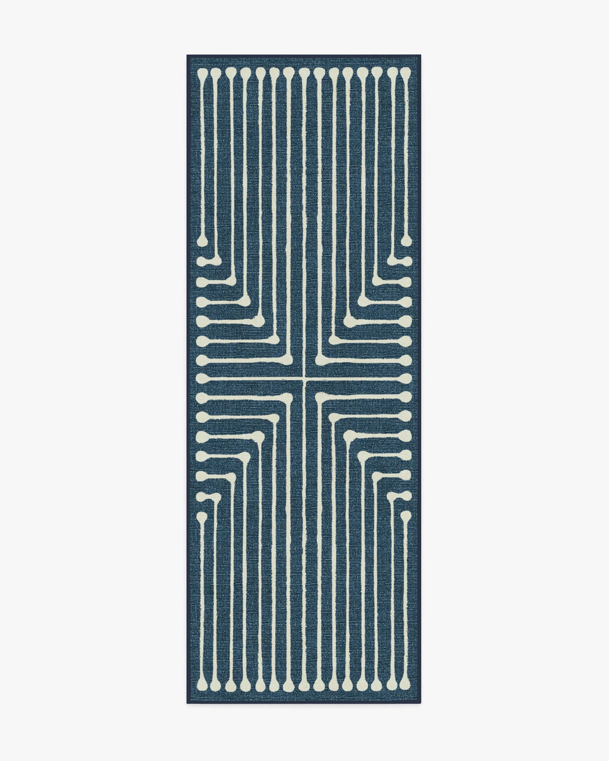 Inkdrop Lapis Blue Rug by Jonathan Adler
