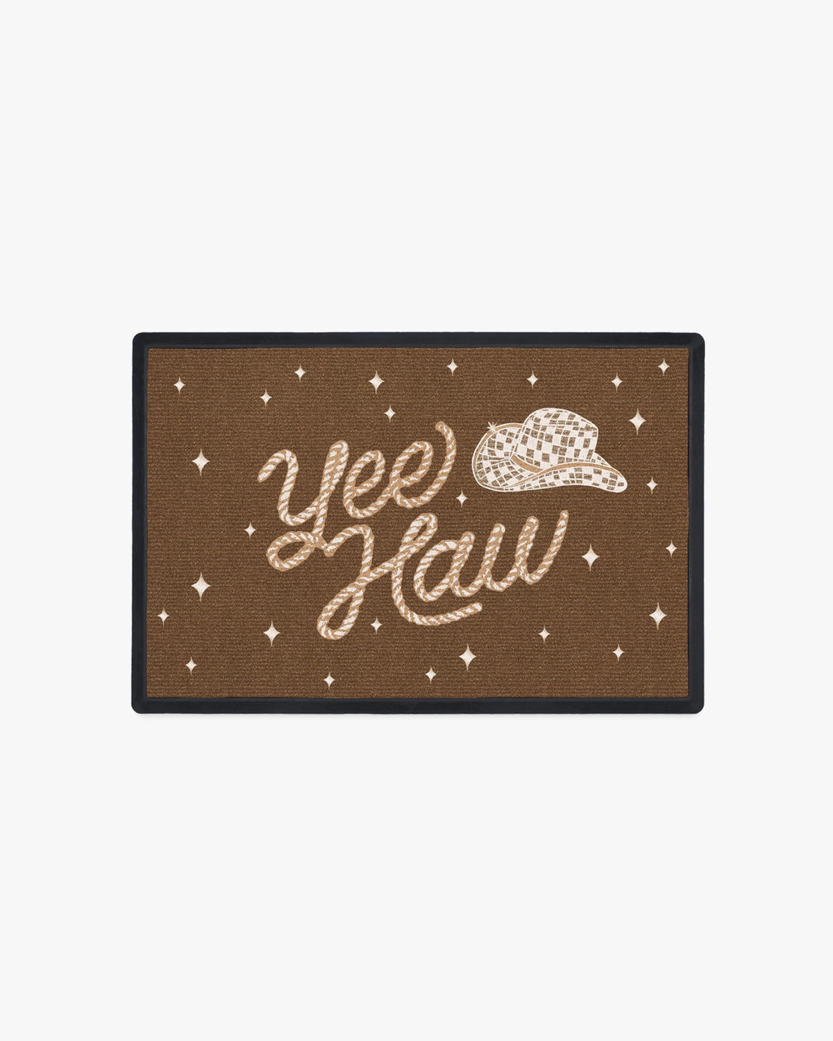 Yee Haw Cowgirl Doormat