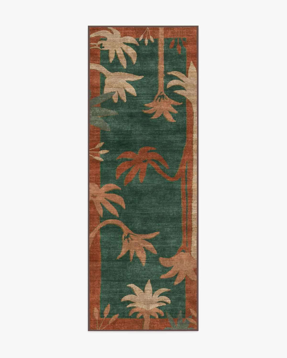 Sabal Olive & Amber Flatwoven Rug by Jungalow