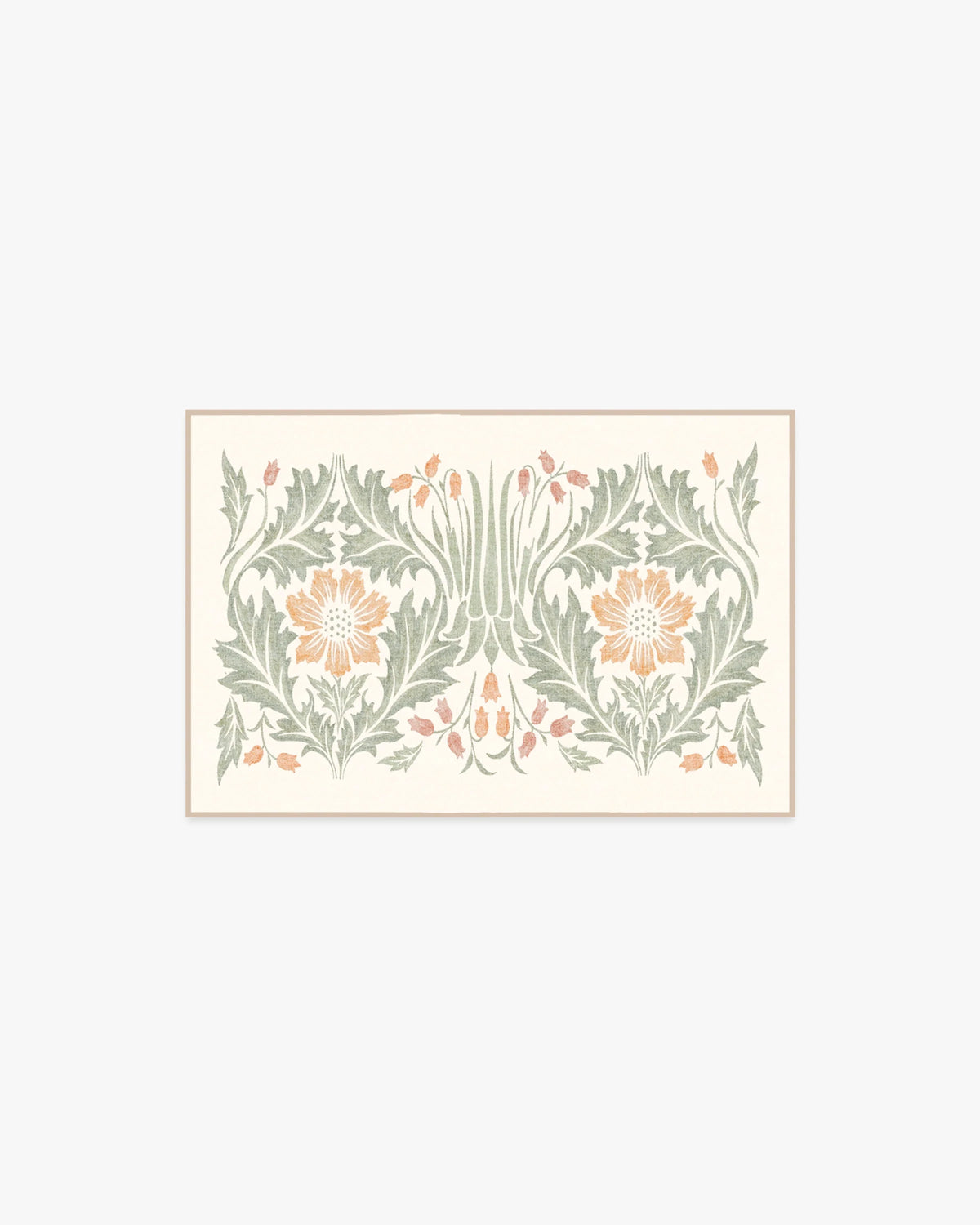 Woodbell & Anemone Cream Rug by Morris & Co.