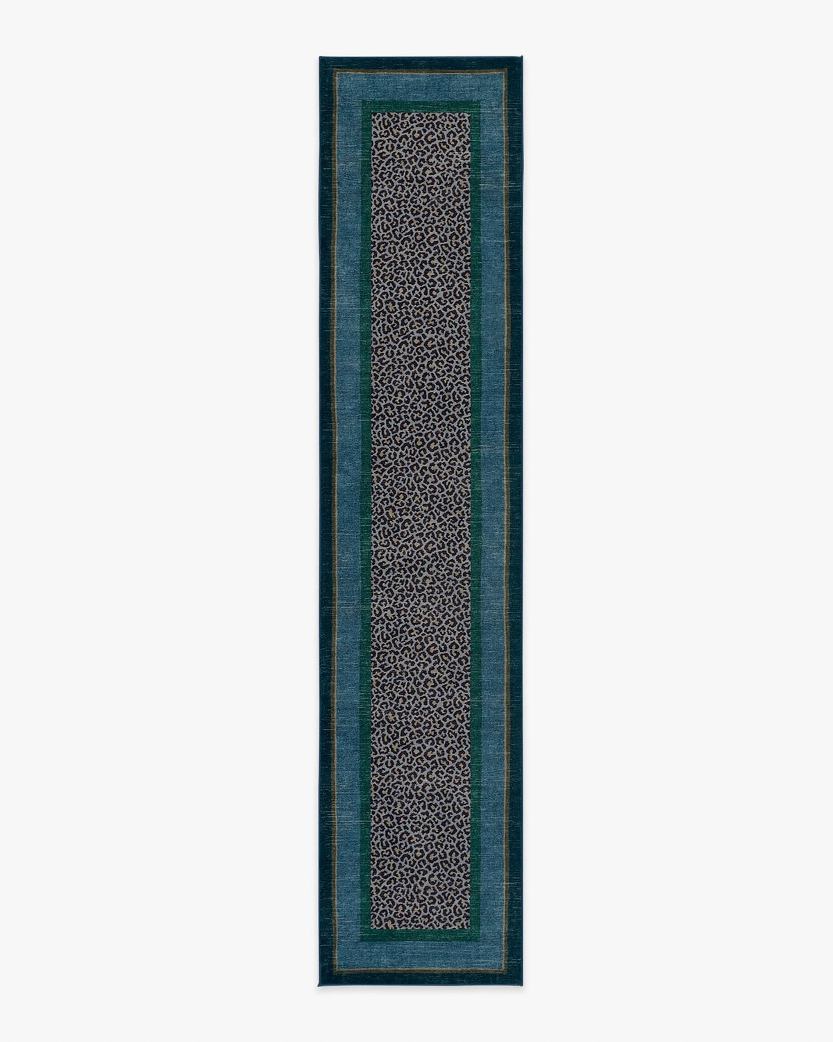 Panthera Blue & Green Rug by Scalamandré