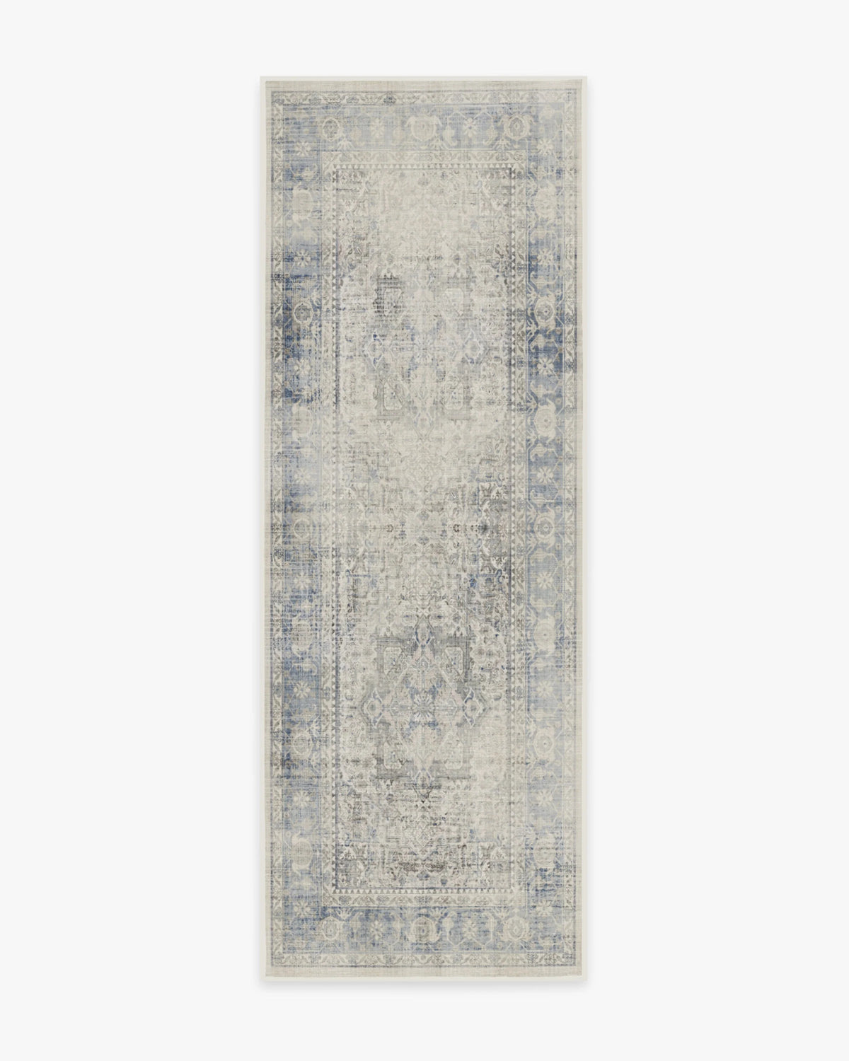 Kamran Blue Quartz Flatwoven Rug