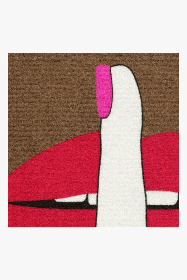 Hush Doormat by Jonathan Adler