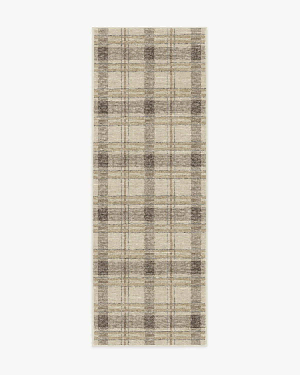 Piper Plaid Neutral Flatwoven Rug