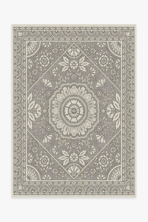 Almana Black & White Flatwoven Rug