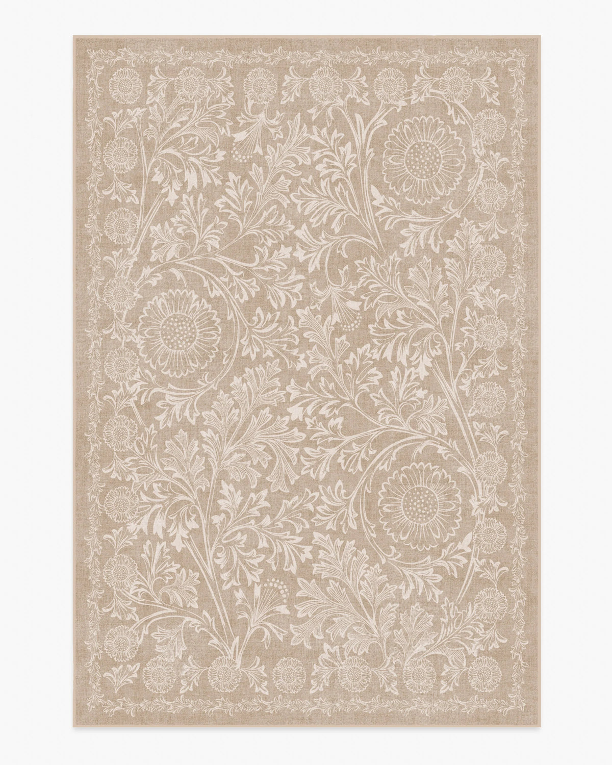 Chamomile Cream Rug by Morris & Co.