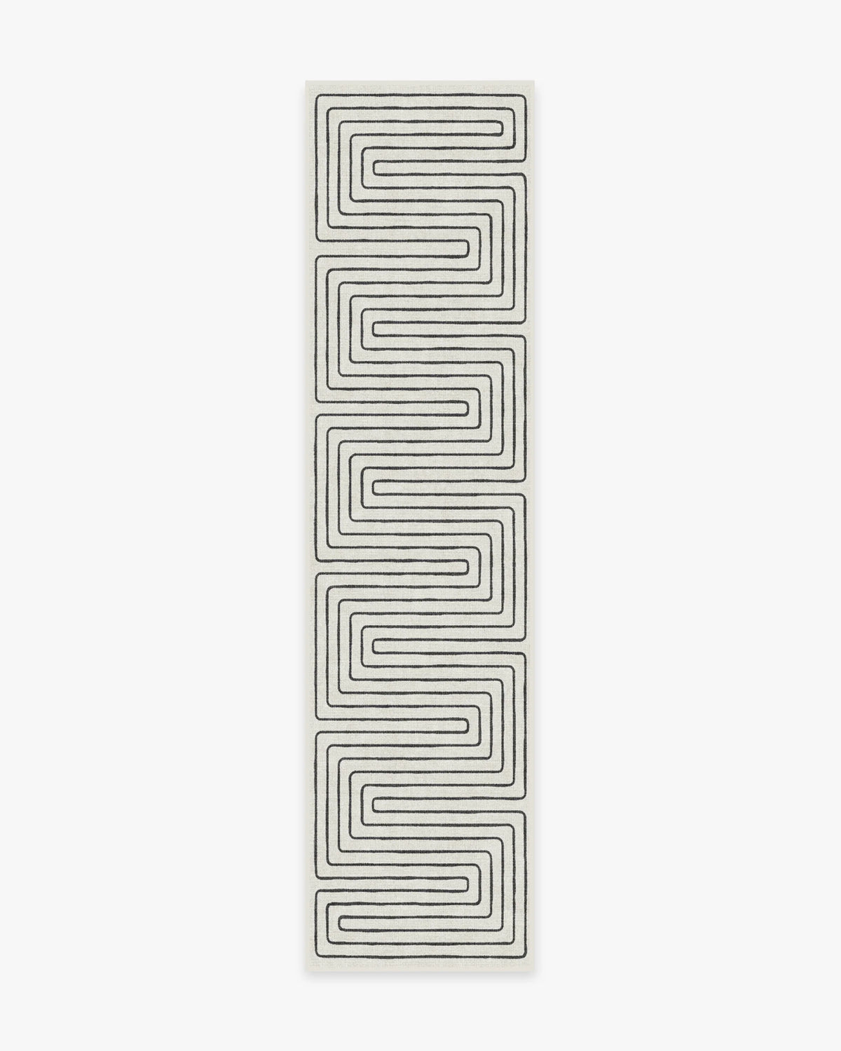 Labyrinth Black & Ivory Rug by Jonathan Adler