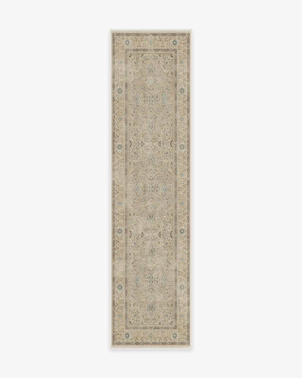 Kamran Ivory Opal Rug