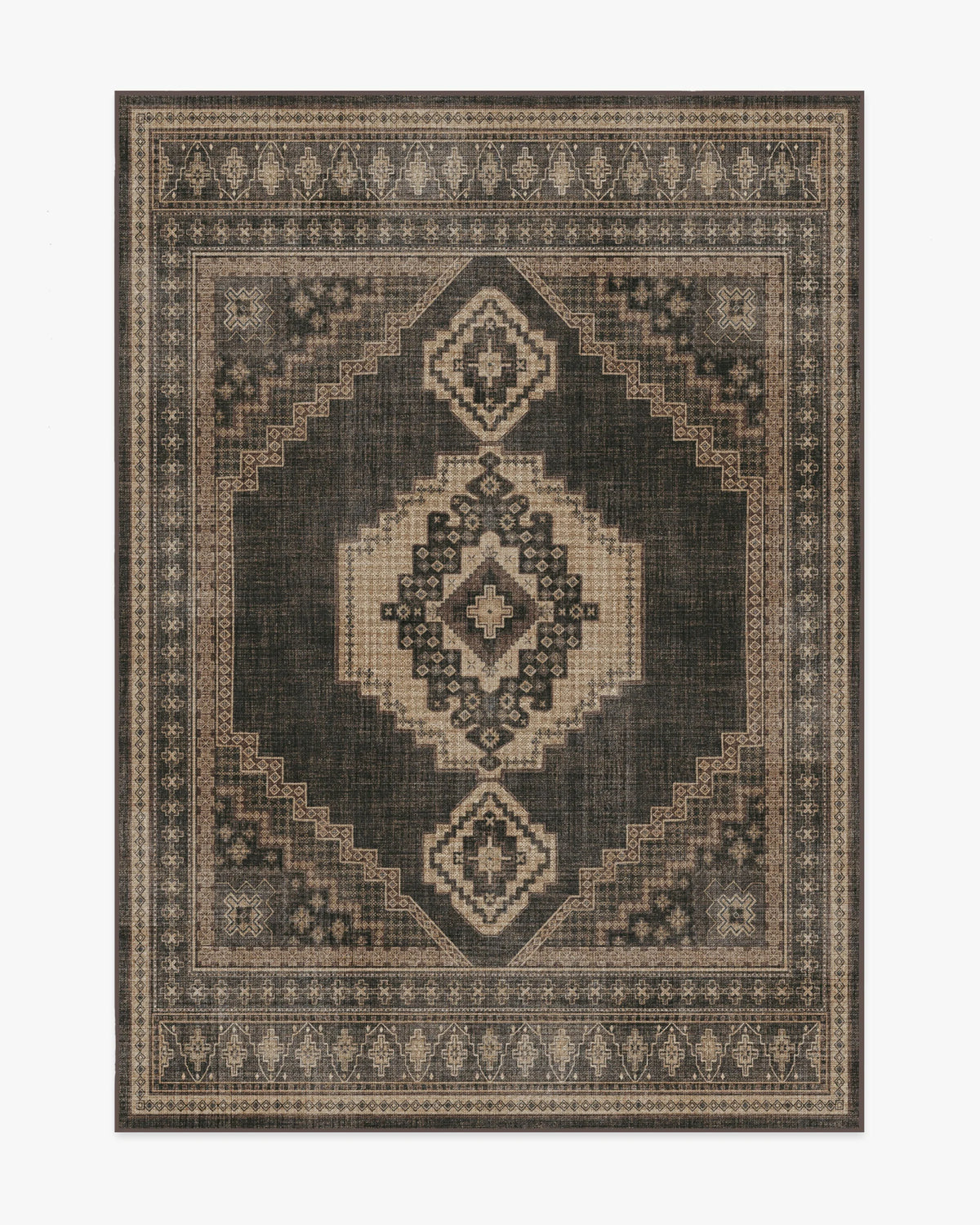 Rayne Charcoal & Tan Rug