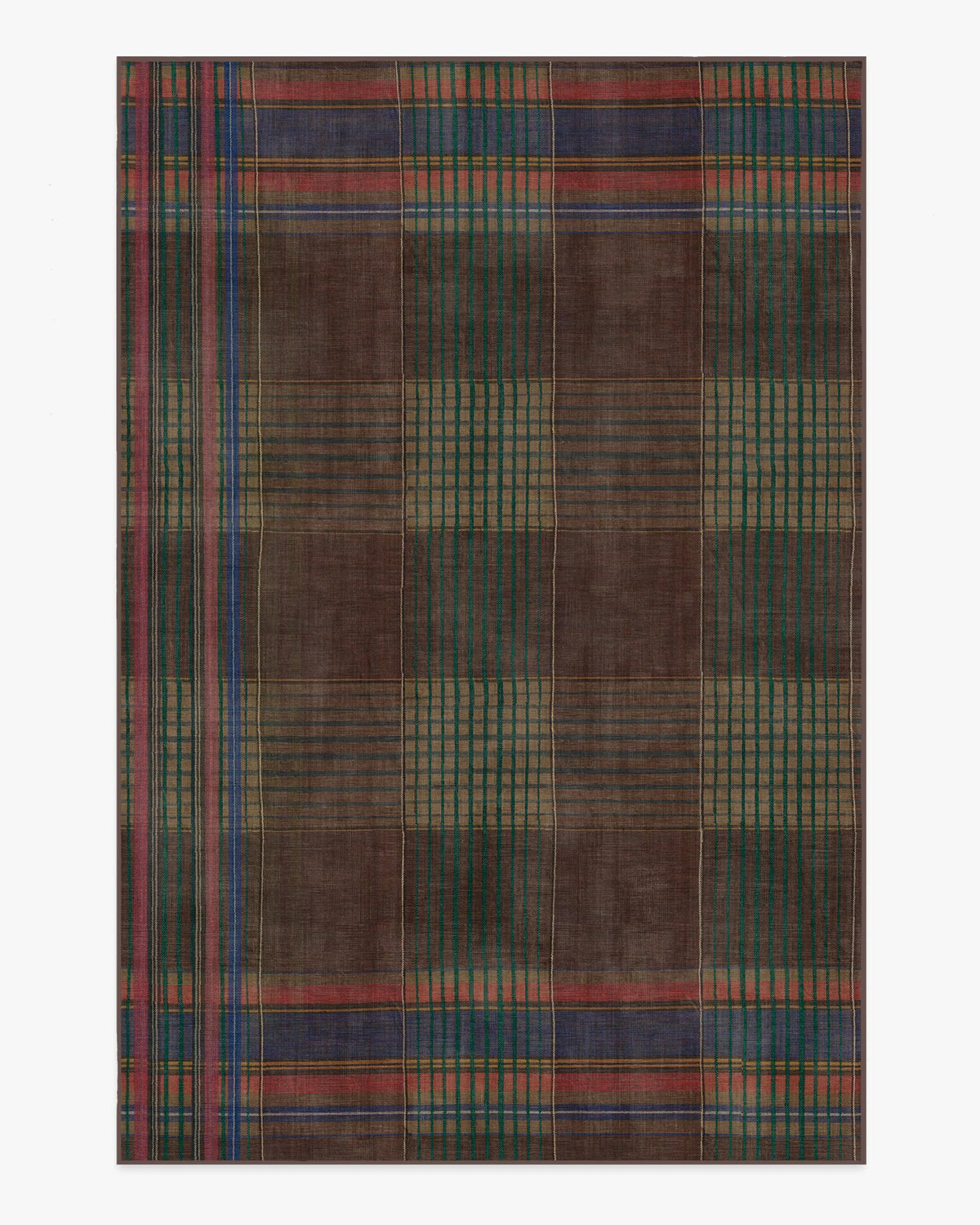Emerson Brown Multicolor Flatwoven Rug