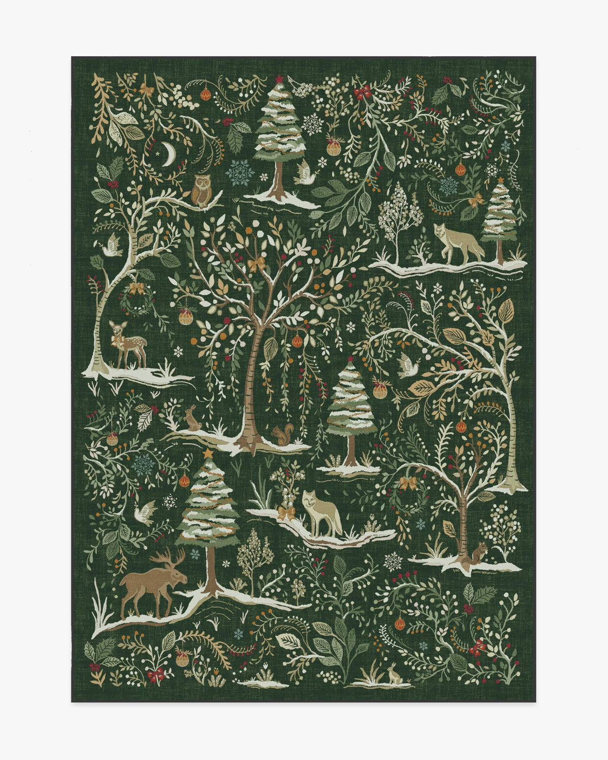 Elwood Forest Green Flatwoven Rug