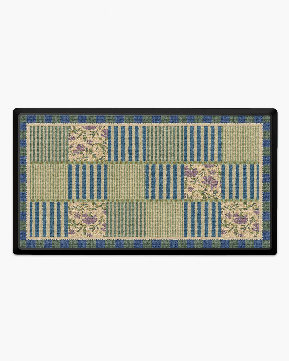 Wendel Blue Large Doormat by Anthropologie