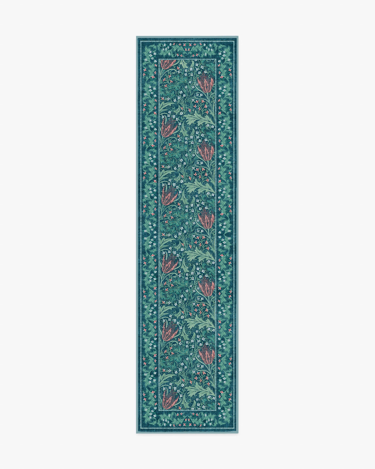 Lent Lily Blue Rug by Morris & Co.