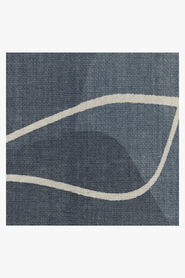 Strova Dusk Blue Flatwoven Rug