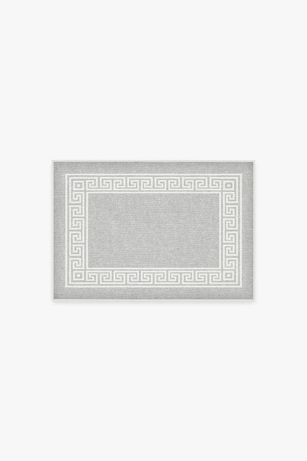 Rhodes Light Grey Bath Mat