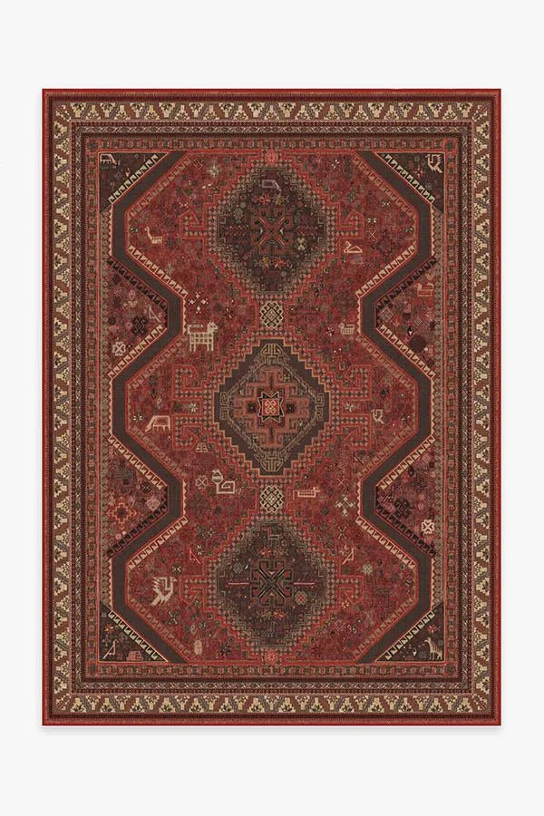 Zareen Scarlet Red Rug