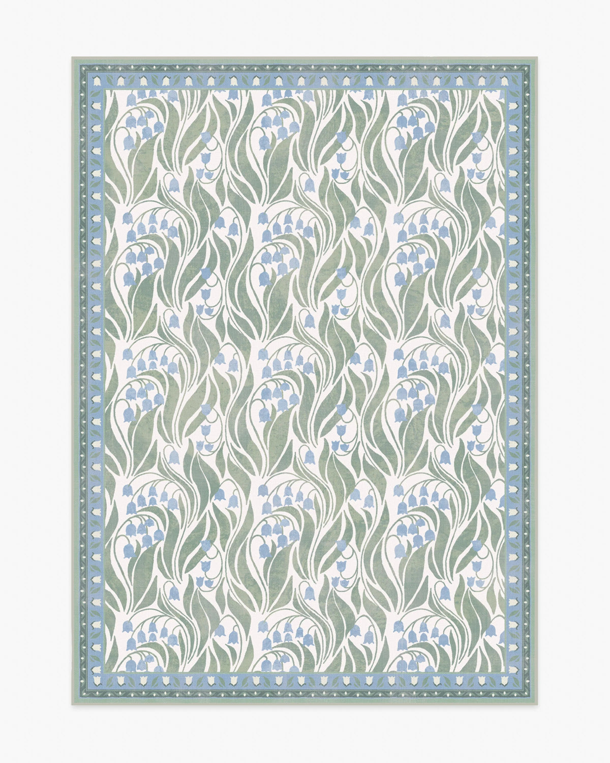 Lila Ivory & Soft Blue Rug