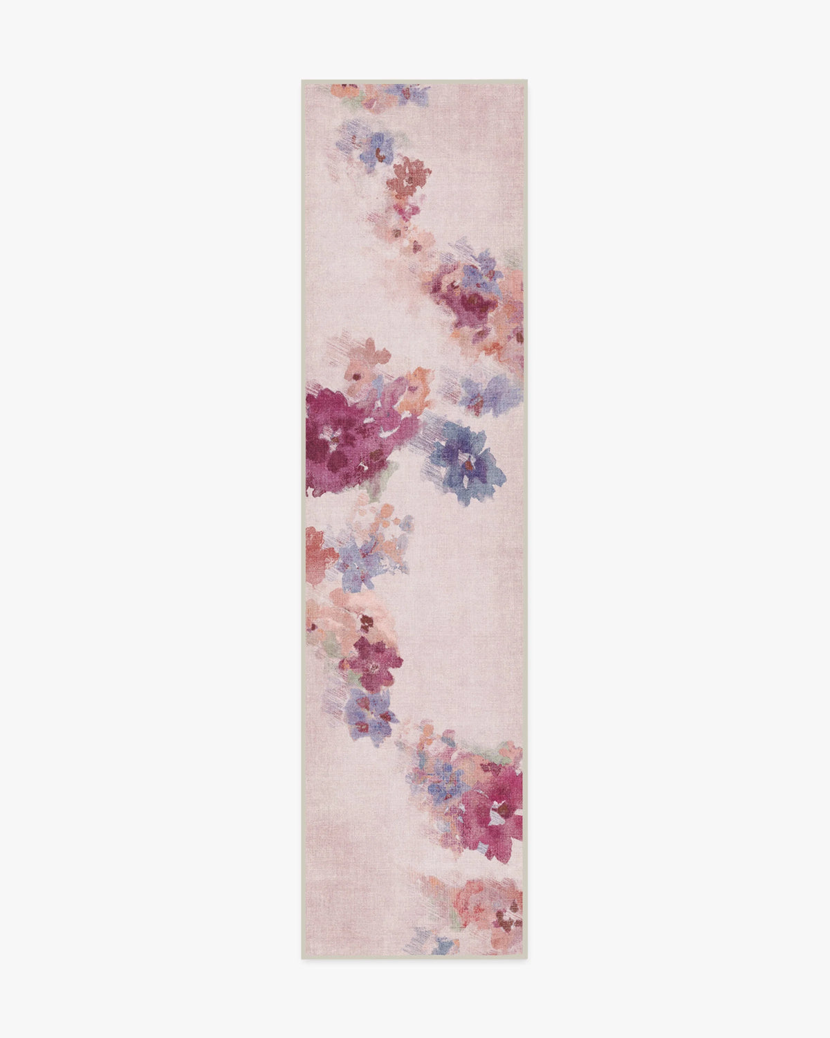 Clara Soft Rose Flatwoven Rug