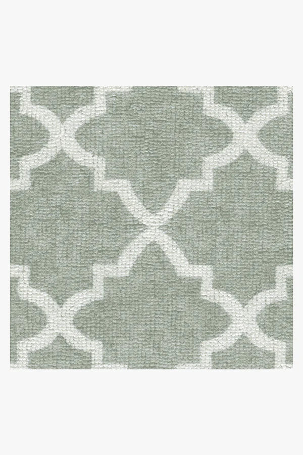 Tria Trellis Sage Green Bath Mat