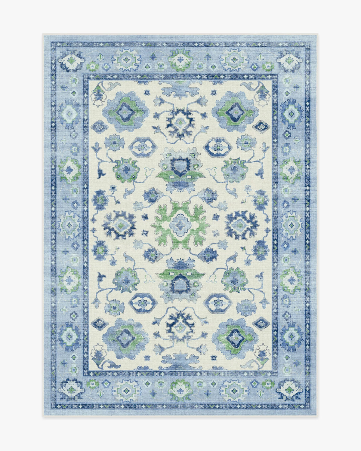 Serena Blue Rug by Mrs. Alice