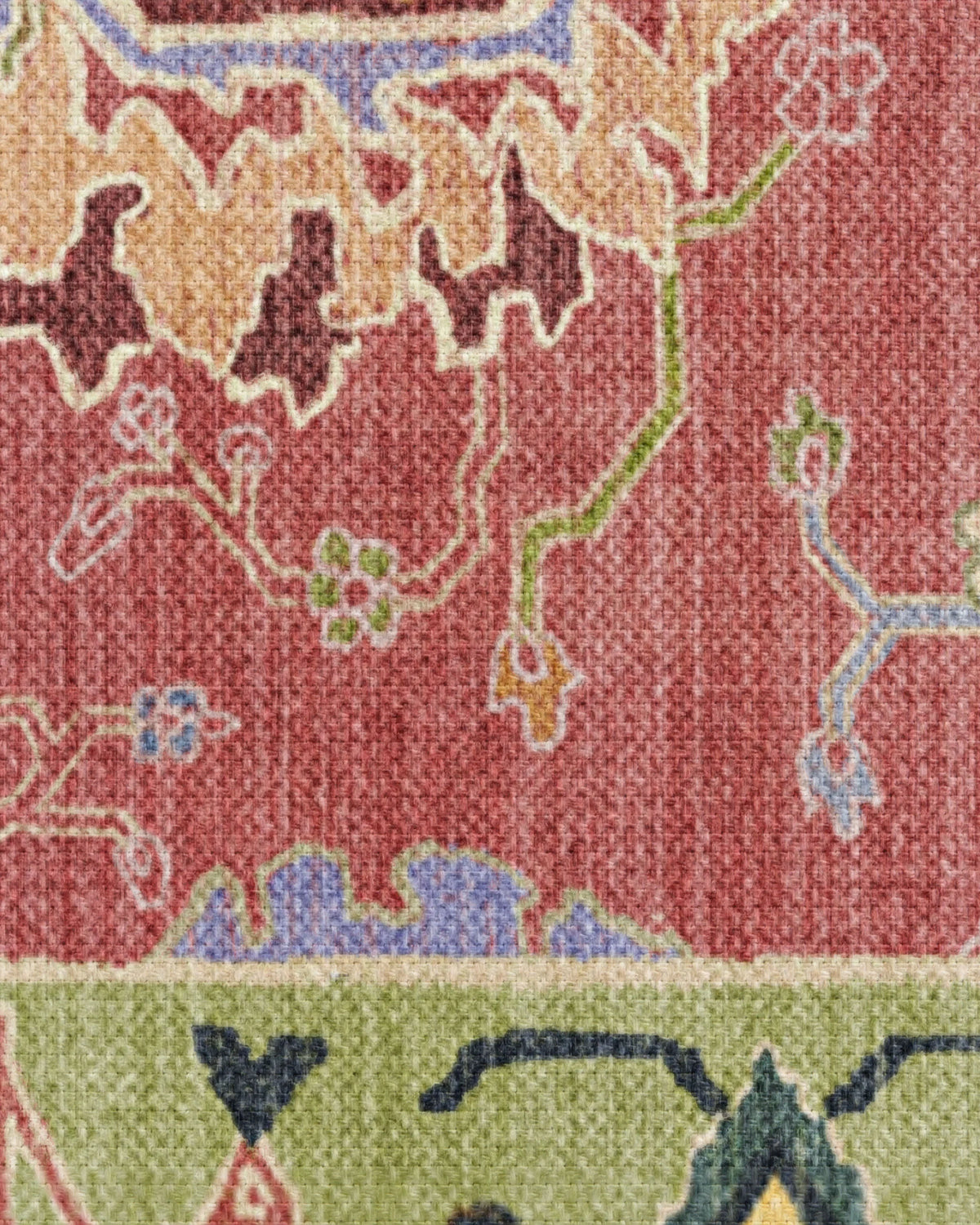 Mehr Rose & Soft Green Outdoor Rug