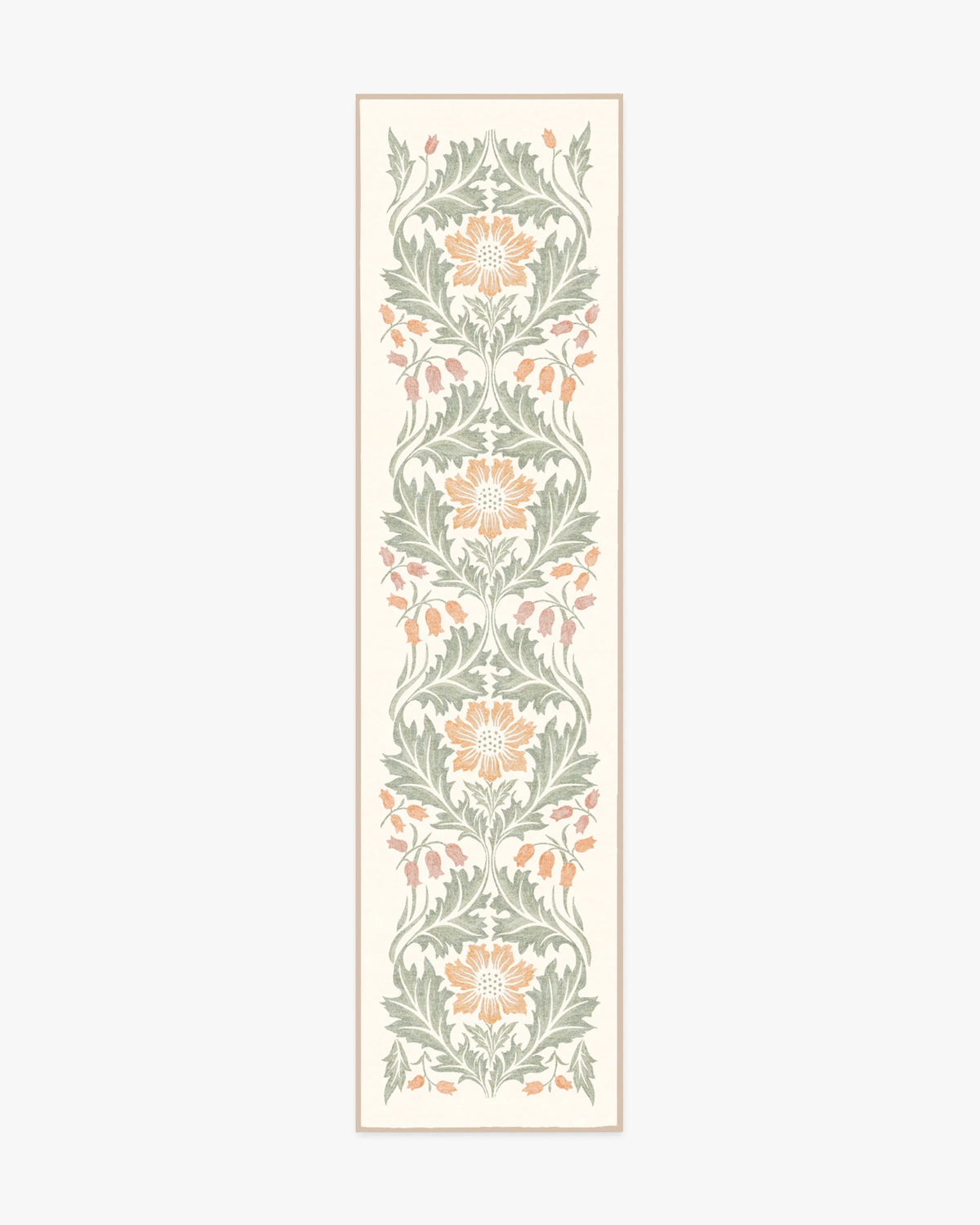 Woodbell & Anemone Cream Rug by Morris & Co.