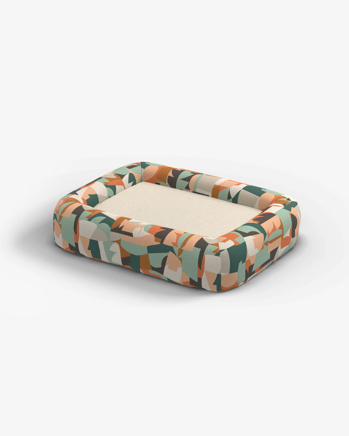 Ellie Multicolor Woven Bolster Pet Bed