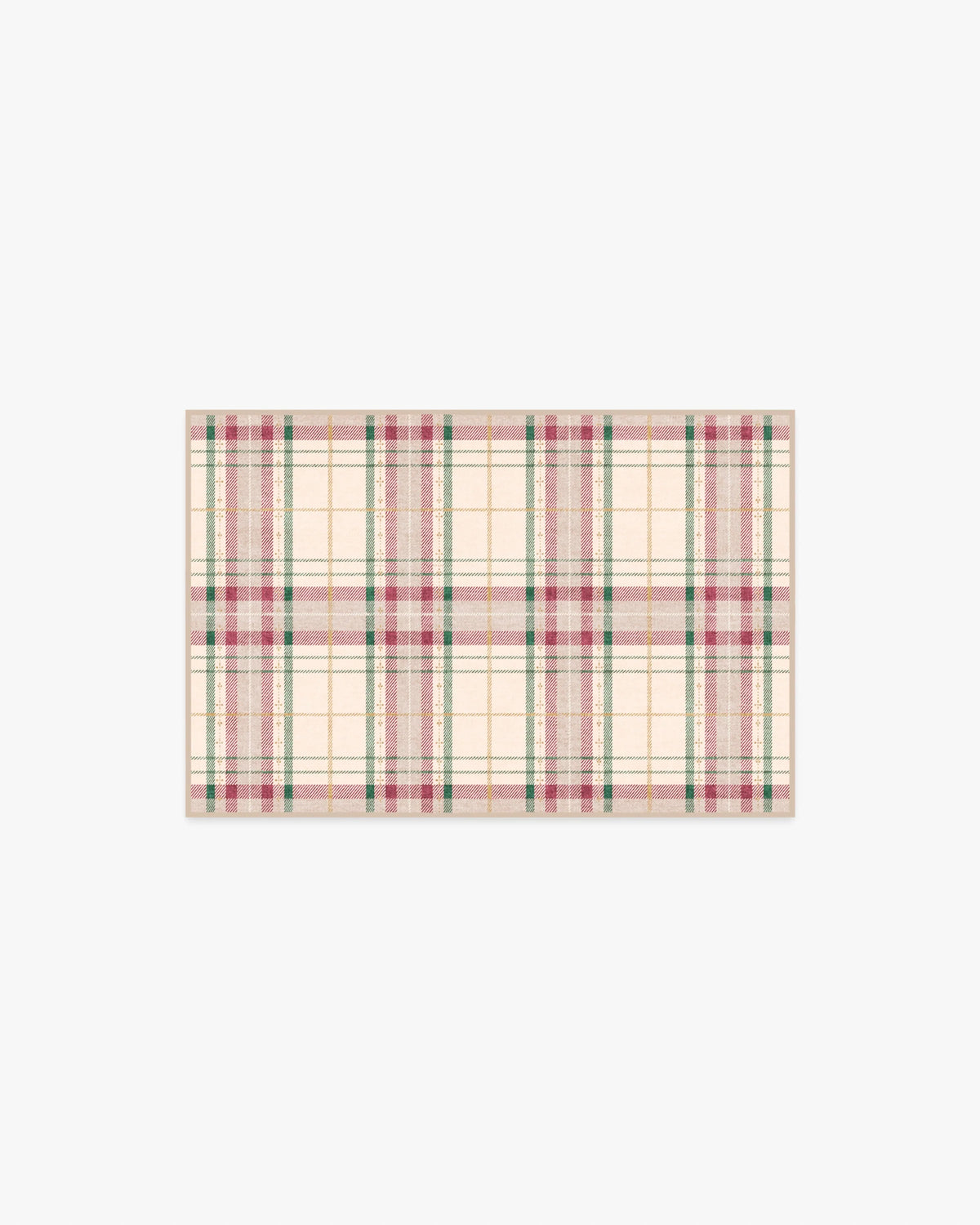 Heirloom Tartan Cream Flatwoven Rug
