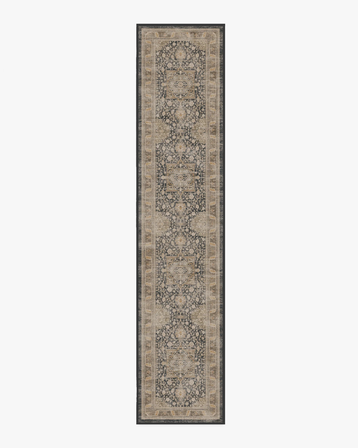 Zahra Ink & Vintage Citron Rug