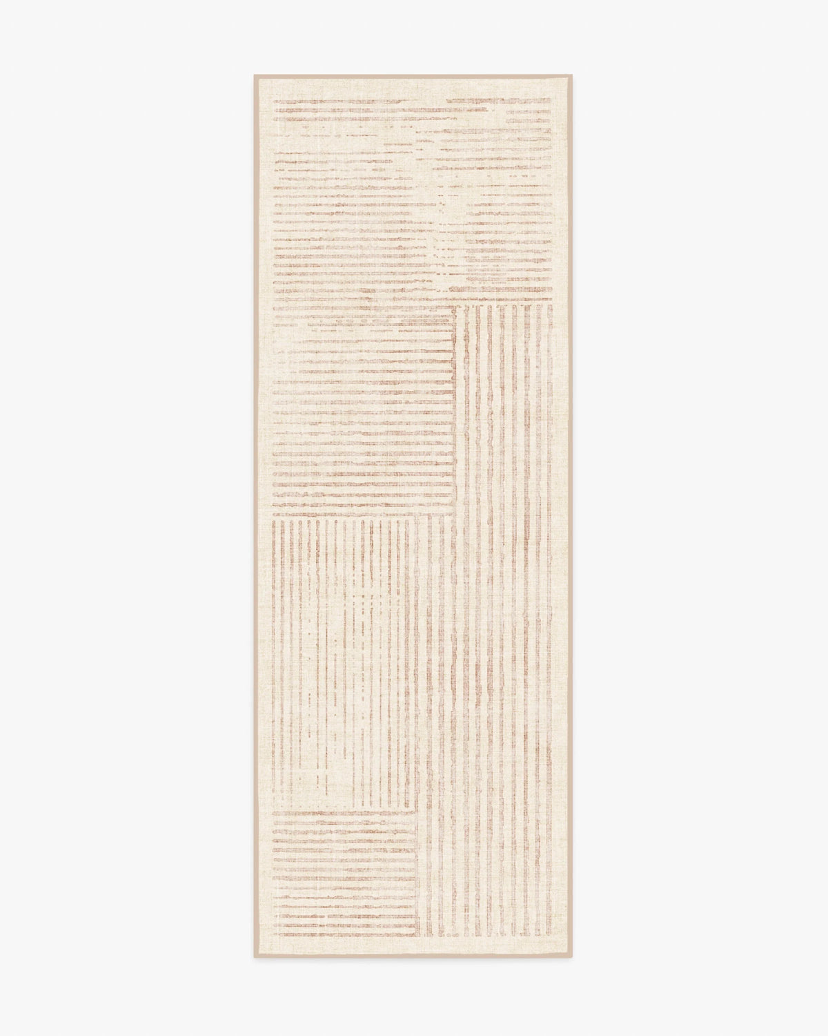 Linear Oasis Neutral Flatwoven Rug