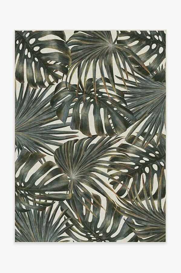 Tropical Green Outdoor Rug