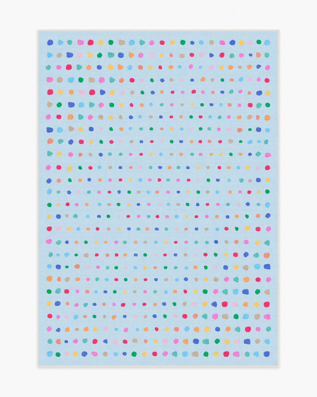 Jelly Dot Blue Flatwoven Rug