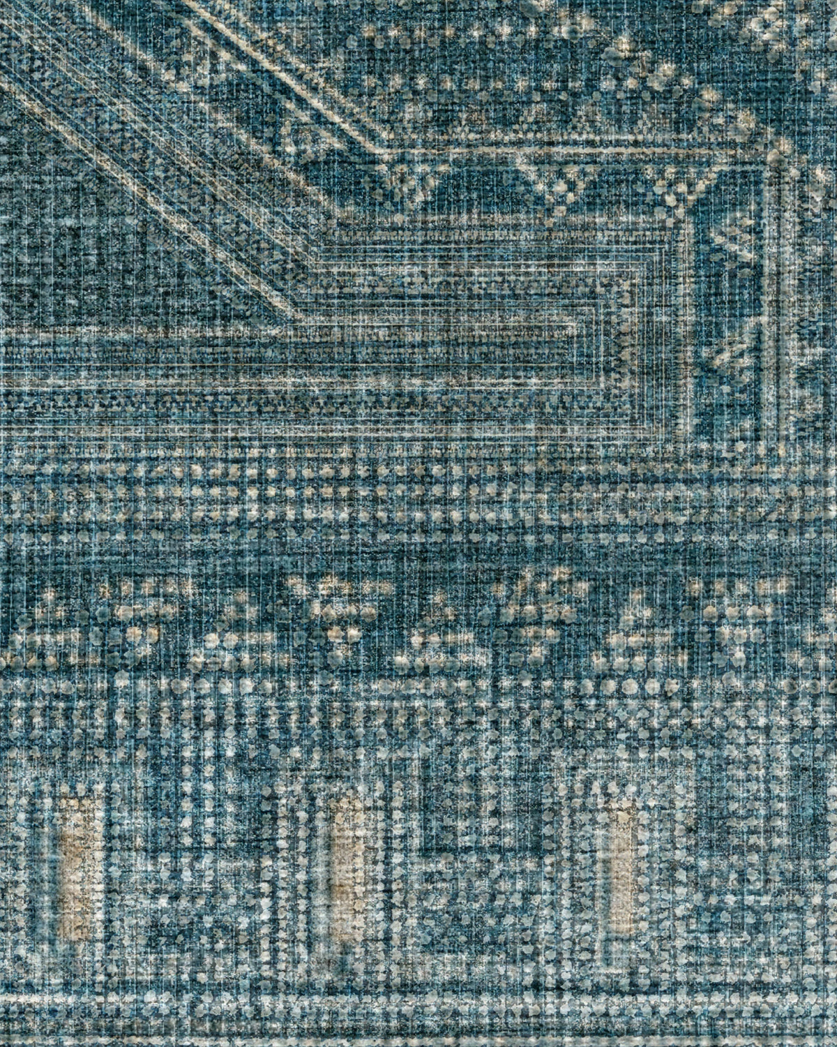 Nomad Blue Flatwoven Rug by Martyn Lawrence Bullard