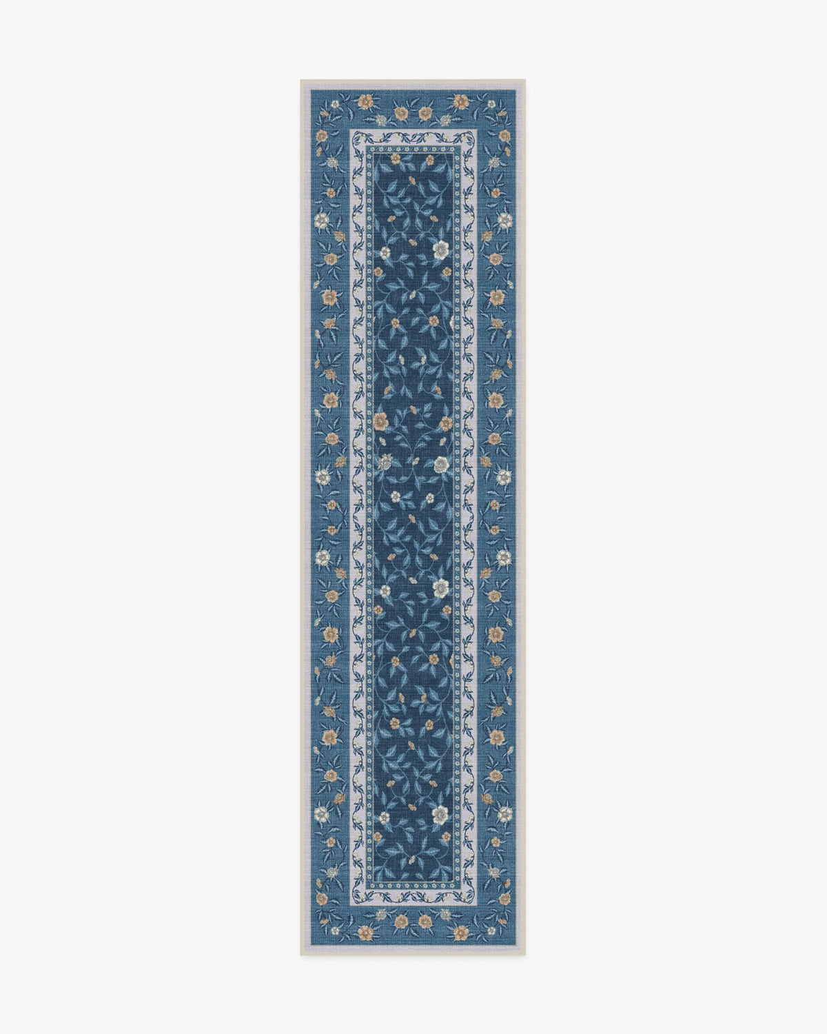 Della Blue & Ivory Outdoor Rug