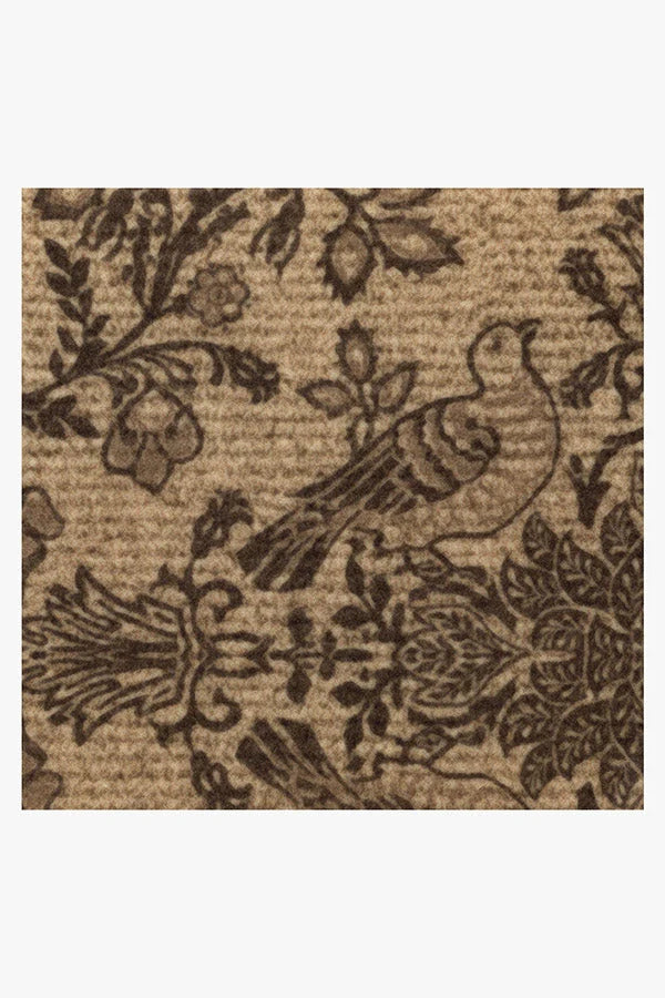 Pure Dove & Rose Dark Wood Doormat by Morris & Co.