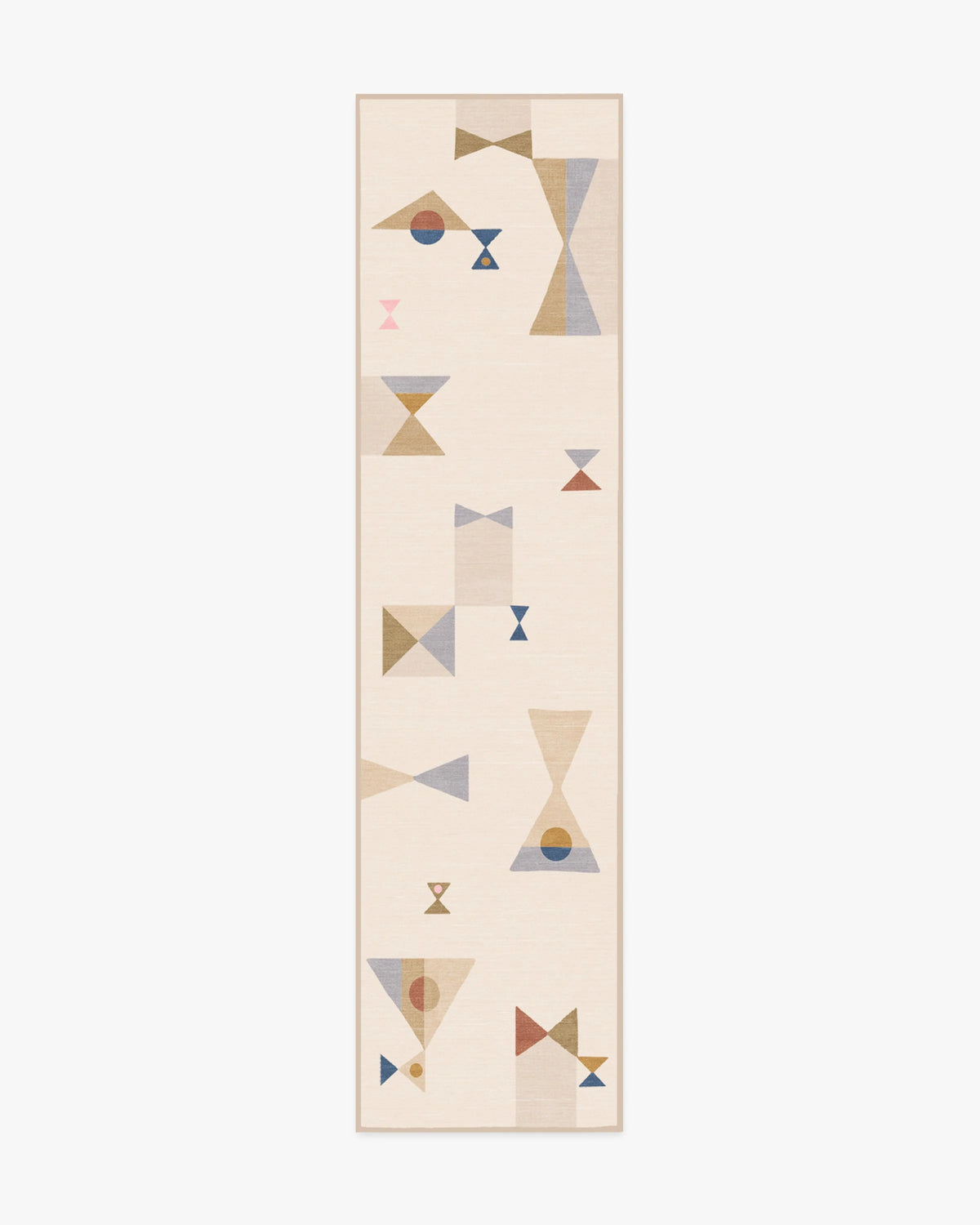 Bowtie Natural Flatwoven Rug by Jonathan Adler