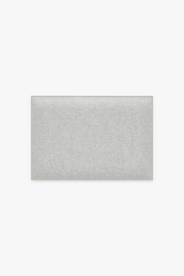 Solid Light Grey Bath Mat