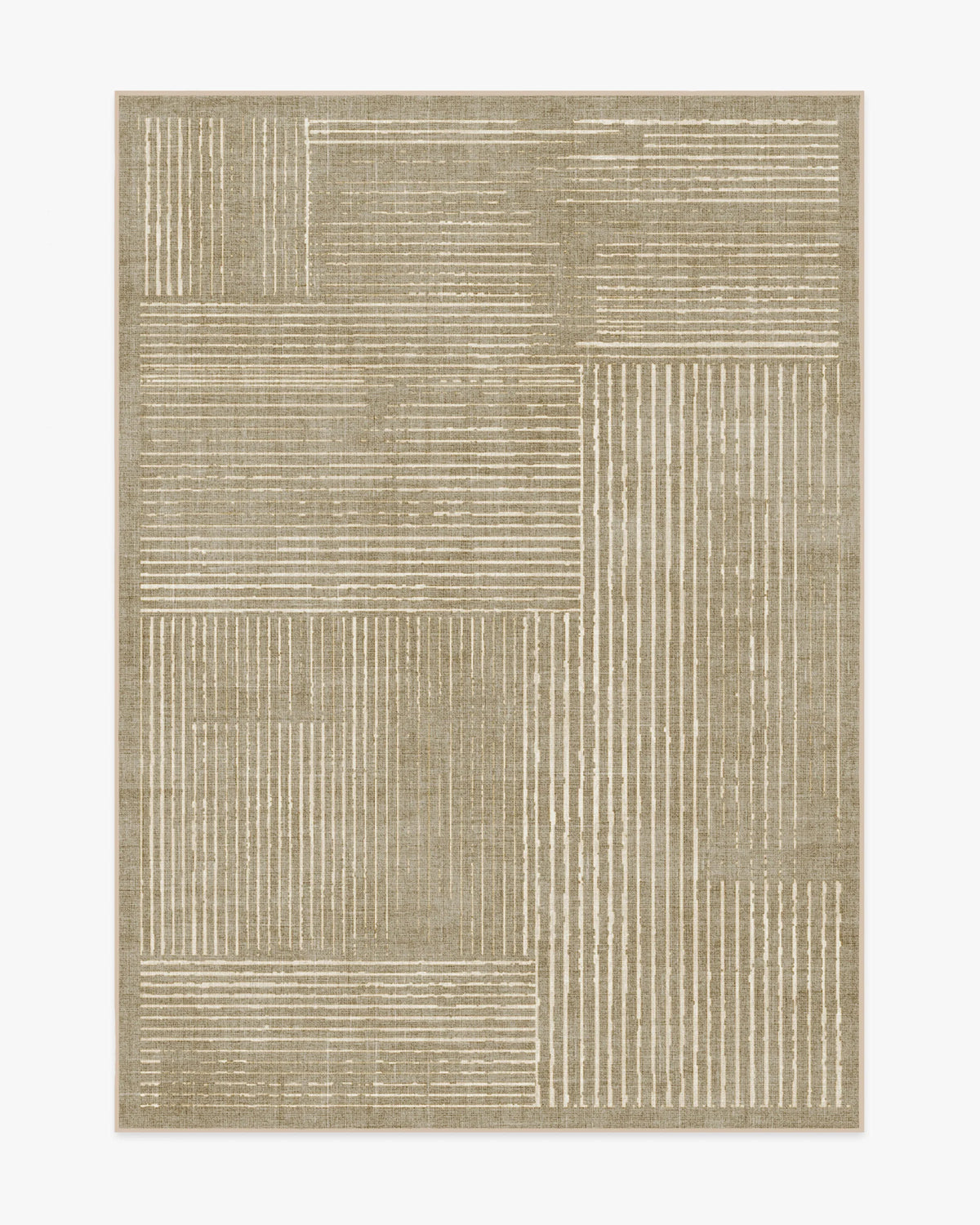 Linear Oasis Warm Taupe Rug
