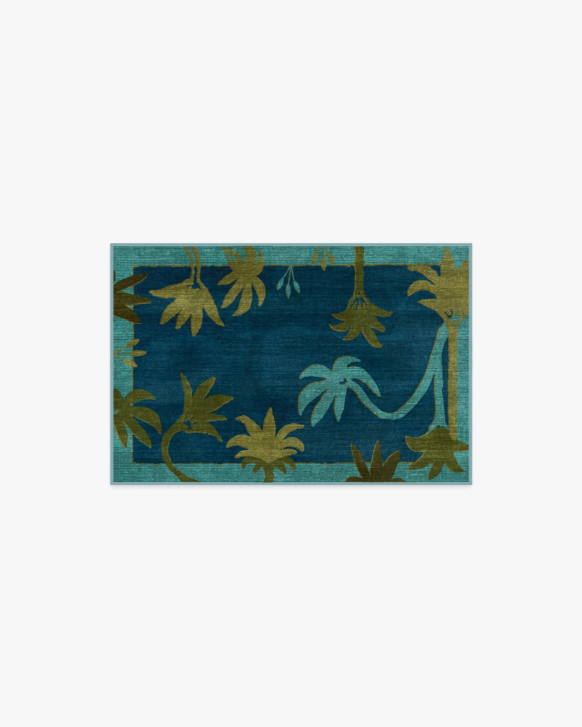 Sabal Blue & Teal Rug by Jungalow