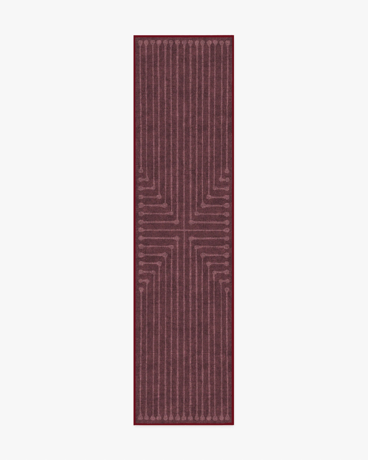 Inkdrop Burgundy Rug by Jonathan Adler