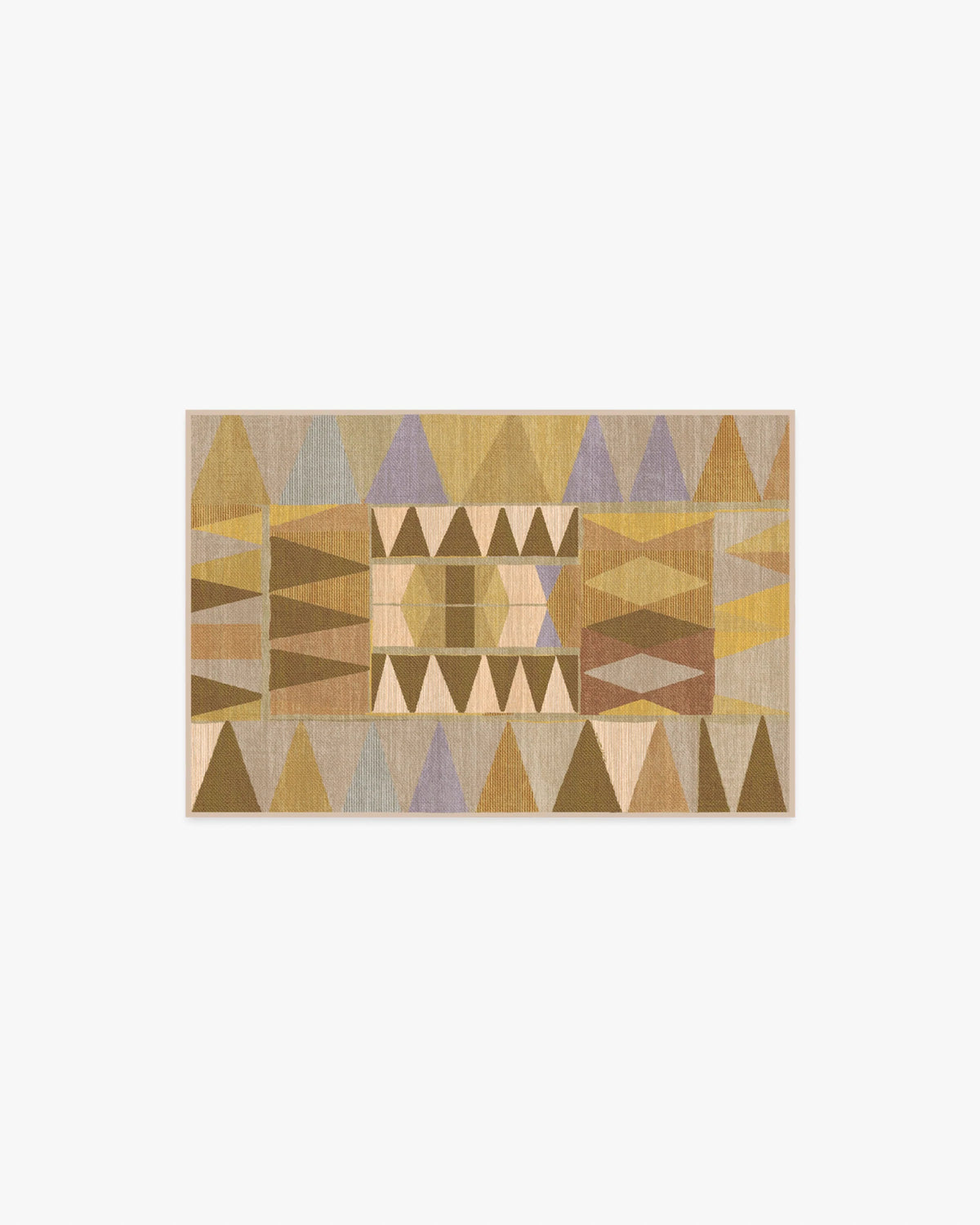 Cadra Ochre Flatwoven Rug by Jungalow