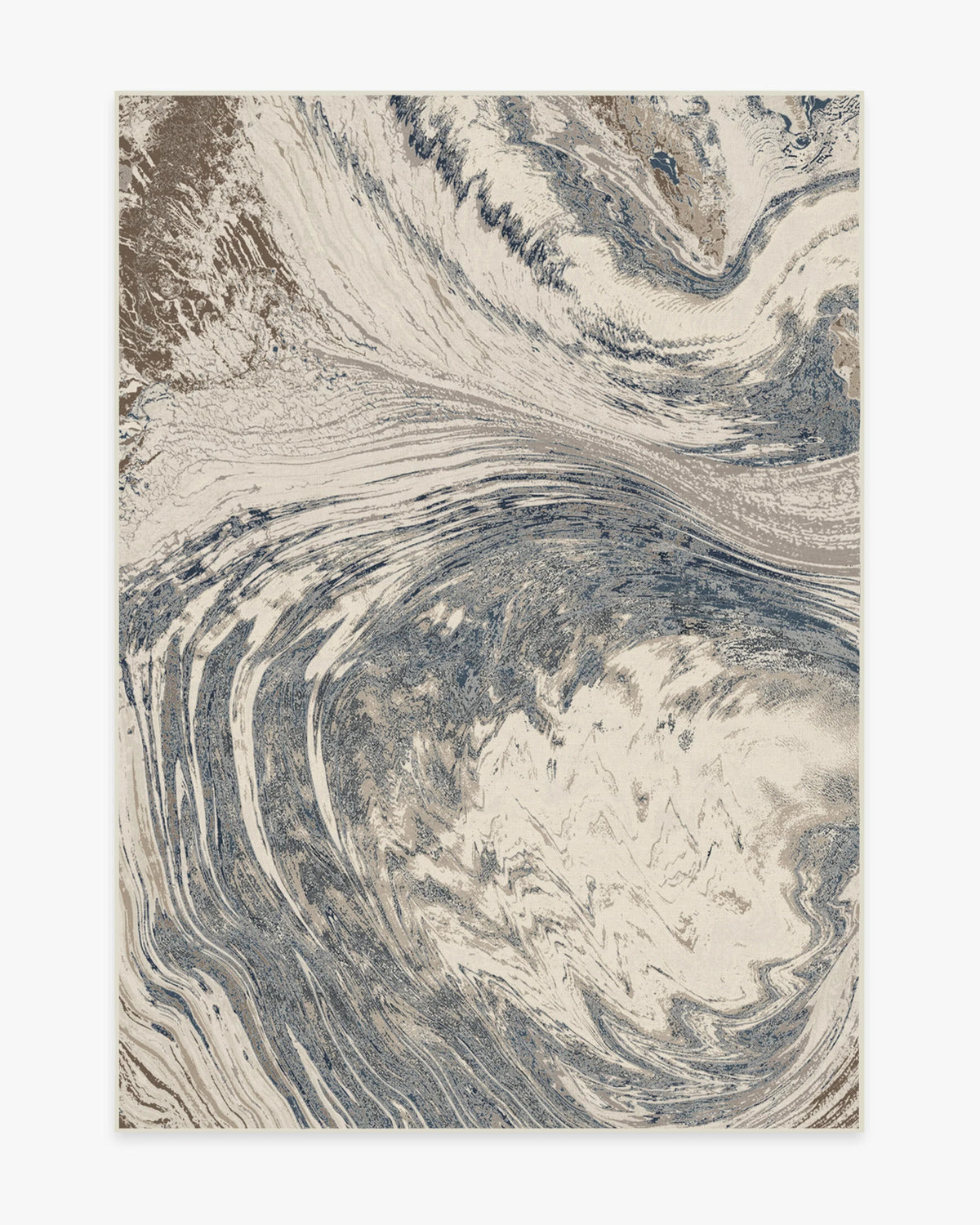 Malaspina Dusk Blue Flatwoven Rug