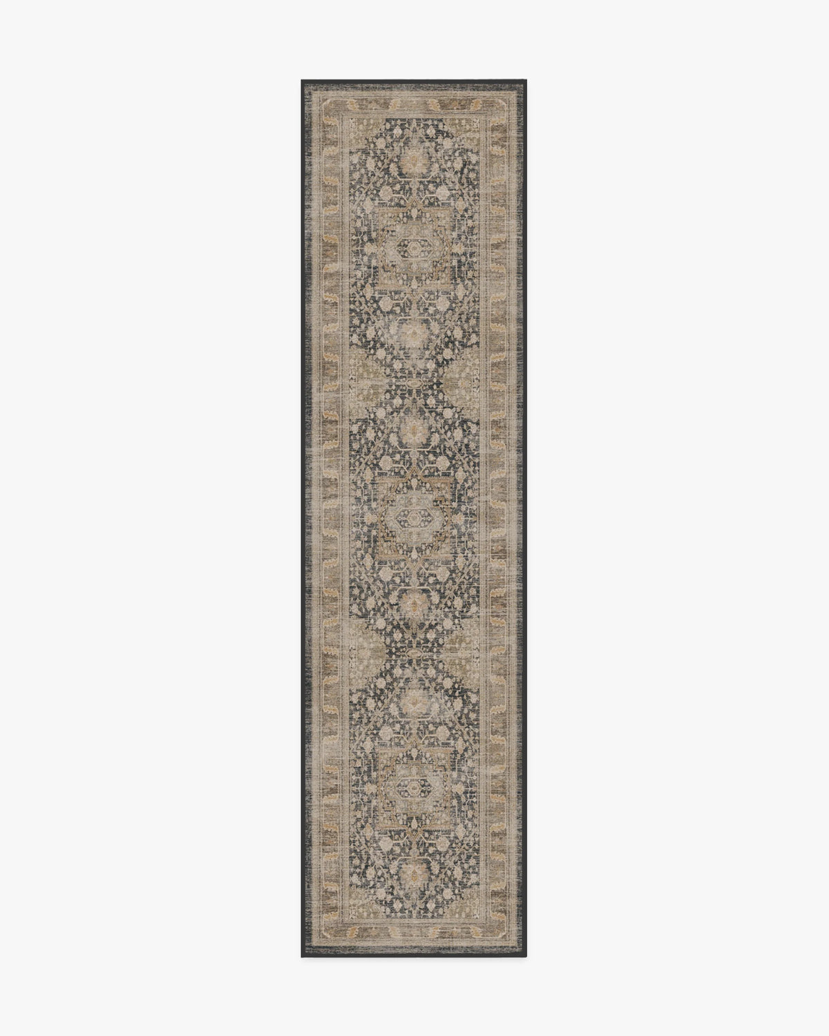 Zahra Ink & Vintage Citron Rug